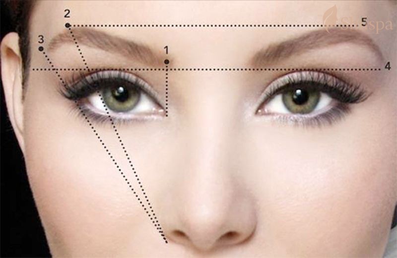 Cần xác định dáng lông mày chuẩn trước khi giật lông mày phái nữ